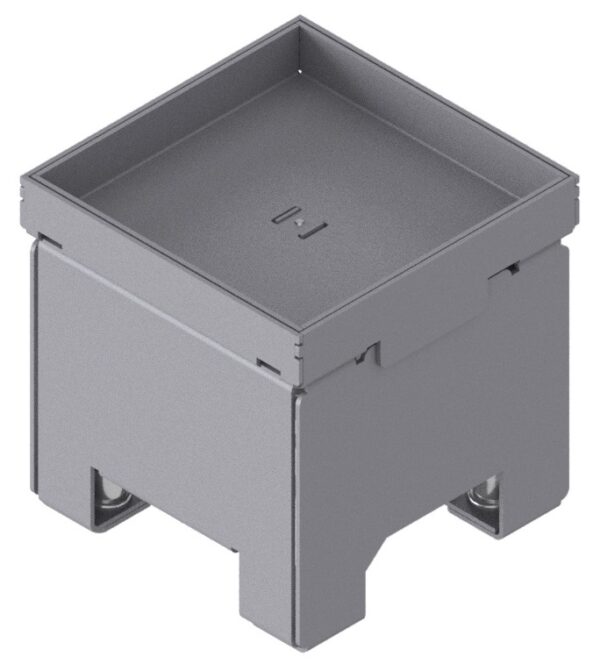 Produktbild UBD 100 109  -  Unterflur-Bodendose UBD 100 inkl. Blinddeckel mit Kante, geschlossen, und 15mm Vertiefung